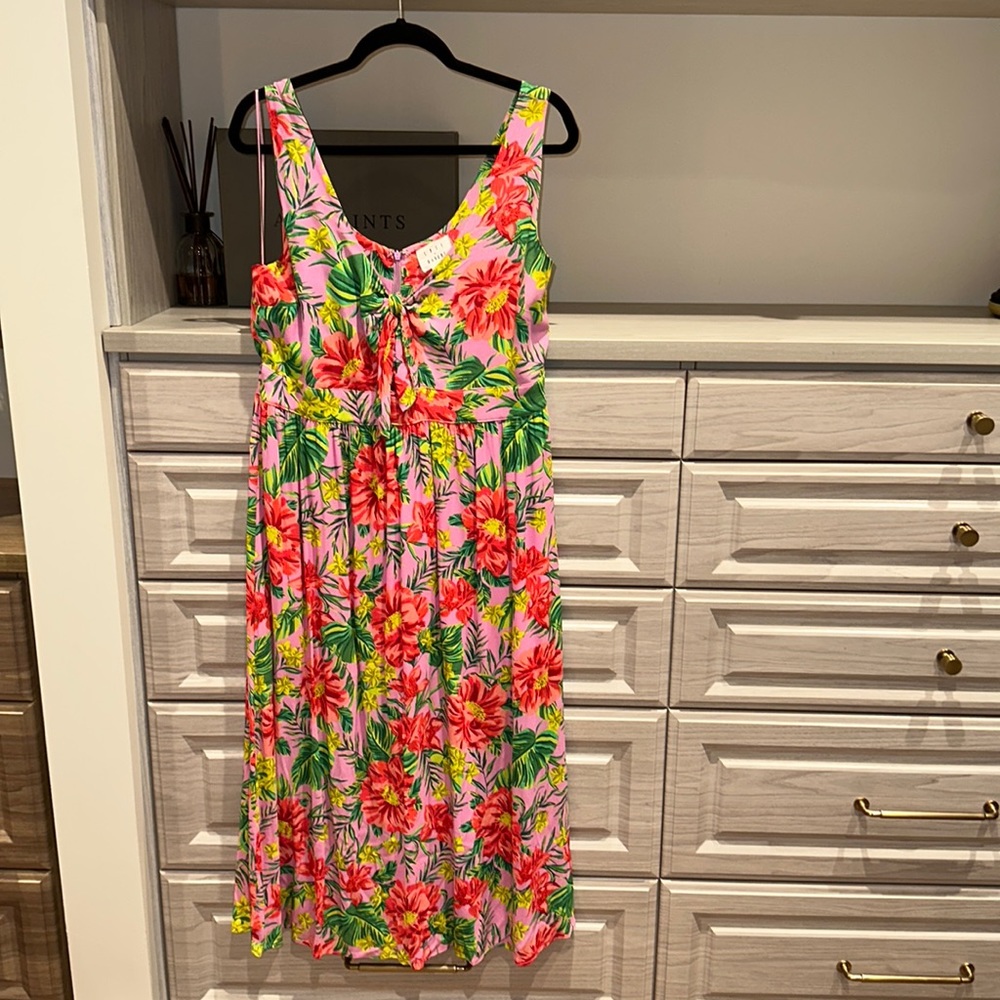 Tropical Midi Dress